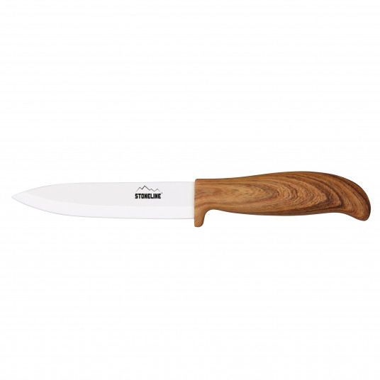  Peilis Stoneline Back to Nature Universal Knife 18314 Ceramic knife, White/Wood 