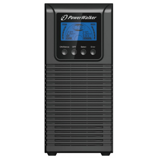  PowerWalker VFI 1000 TGS Dviguba konversija (prisijungus) 1 kVA 900 W 3 AC išvestis(ys / čių) 