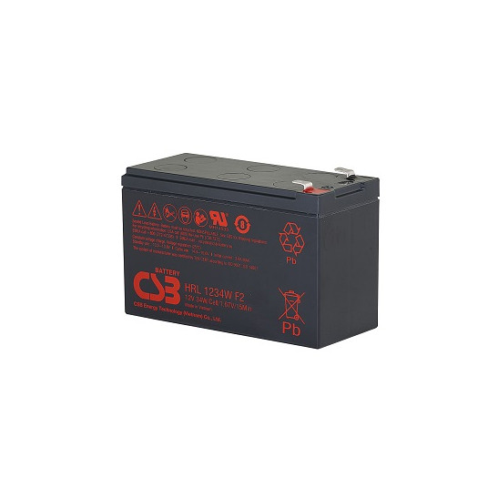  CSB Battery Valve Regulated Lead Acid Battery HRL1234WF2FR 12 V, 9 Ah 