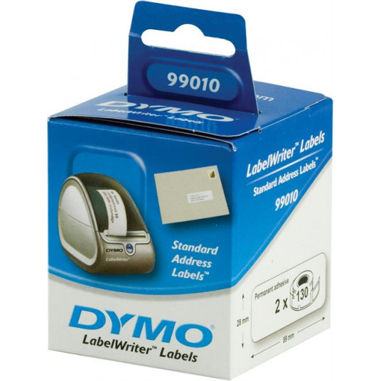  Etiketės DYMO LabelWriter 89x28 mm, 2x130 vnt. / S0722370 99010 