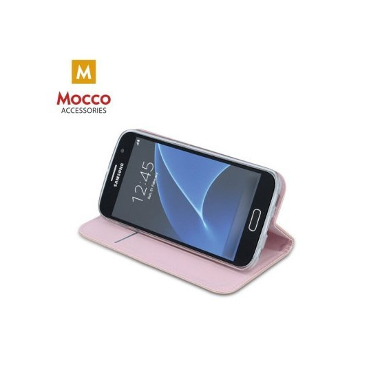  Mocco Smart Carbon Book Case For Apple iPhone X Pink 