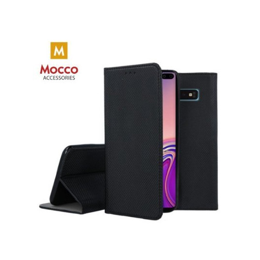  Mocco Smart Magnet Book Case For HHuawei Y6p Black 