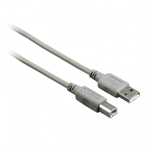  Cable Hama USB A - USB B, 3m, Gray 