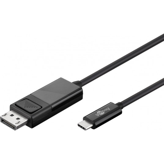  Goobay USB-C- DisplayPort adapter cable (4k 60 Hz) 79295 USB-C male, DisplayPort male, 1.2 m 