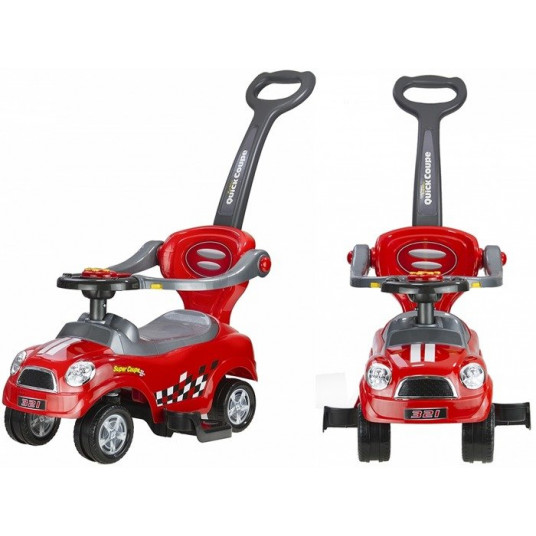 Paspiriamas automobilis "Coupe", raudonas