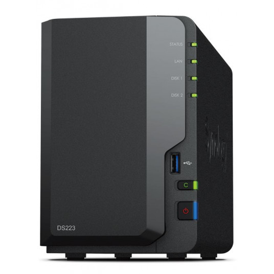  SYNOLOGY Desktop 2-BAY QUAD CORE 2GB RAM 