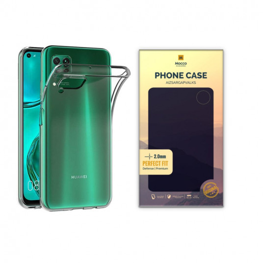 Mocco Original Clear Case 2mm Silicone Case for Huawei P40 Lite Transparent (EU Blister) 