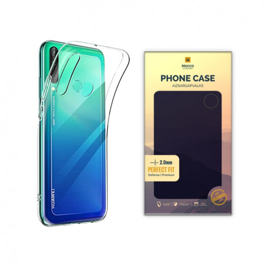  Mocco Original Clear Case 2mm Silicone Case for Huawei P40 Lite E Transparent (EU Blister) 