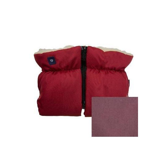 Mufka pirštinės vėžimėliui Sleep&Grow, bordo spalvos