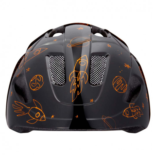  Šalmas LAZER Pnut KC Flying Rocket,46-52cm (juodas/oranžinis) 