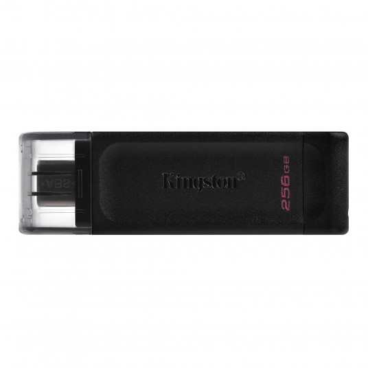  Kingston USB Flash Drive DataTraveler 70 256 GB, USB 3.2 Gen 1 Type-C, Black 