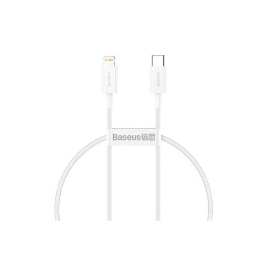  CABLE LIGHTNING TO USB-C 0.25M/WHITE CATLYS-02 BASEUS 