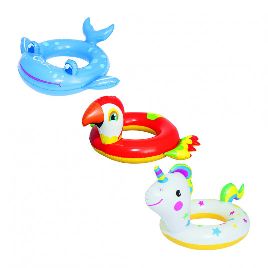  Pripučiamas plaukimo ratas Bestway 36128 Animal Shaped Swim Rings 