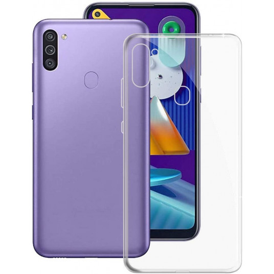 Mocco Ultra Back Case 1 mm Silicone Case for Samsung Galaxy M11 Transparent