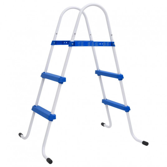 Baseino kopėčios, mėlynos ir baltos spalvos, 84cm, plienas