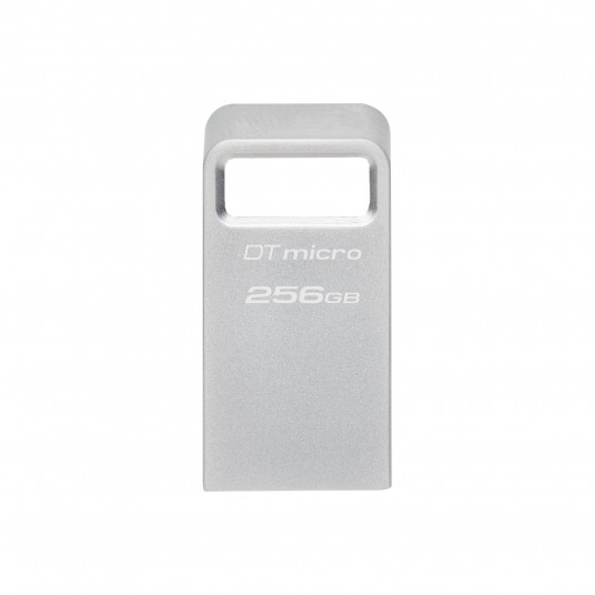  Kingston USB 3.2 Flash Drive  DataTraveler micro 256 GB, USB 3.2, Silver 