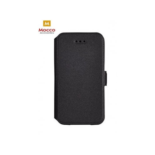 Mocco Shine Book Case For LG K8 / K9 (2018) Black