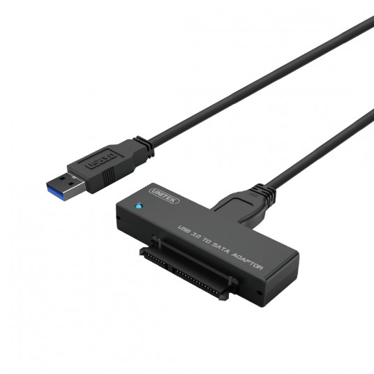  UNITEK Y-1039 cable gender changer USB 3.0 SATA Juoda 