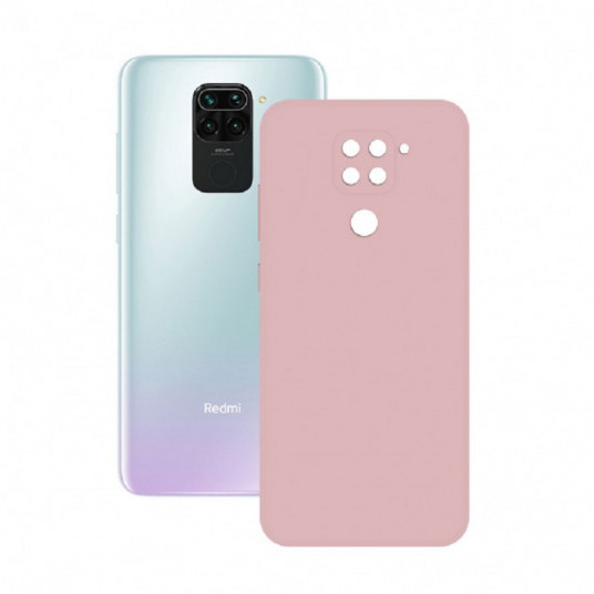  Xiaomi Redmi Note 9 Silk Cover By Ksix Pink 