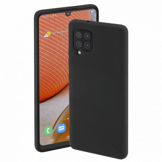 Mocco Liquid Silicone Soft Back Case for Samsung Galaxy A42 5G Black