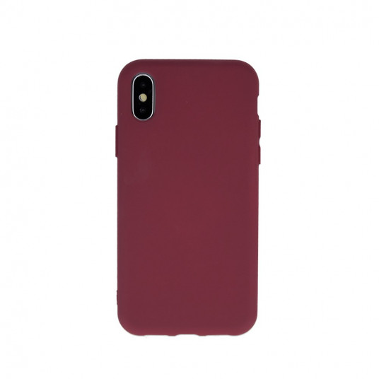 Mocco Liquid Silicone Case for Samsung Galaxy A42 5G Burgundy
