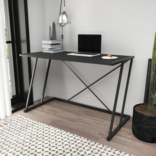  Rašomasis stalas  Adelaide - juoda, antracito 