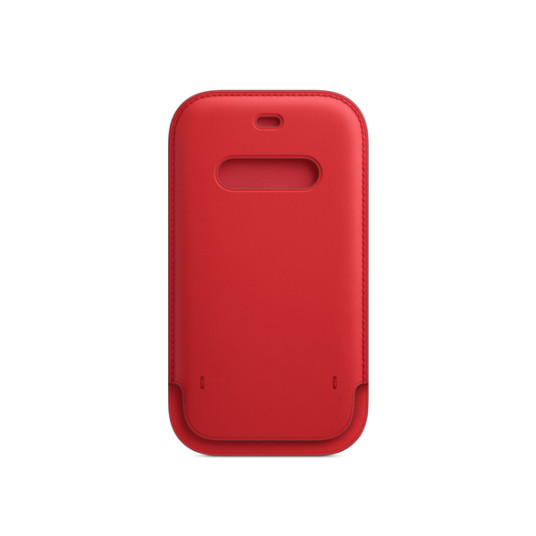 Dėklas Apple iPhone 12 mini Leather Sleeve with MagSafe - (PRODUCT)RED MHMR3ZM/A