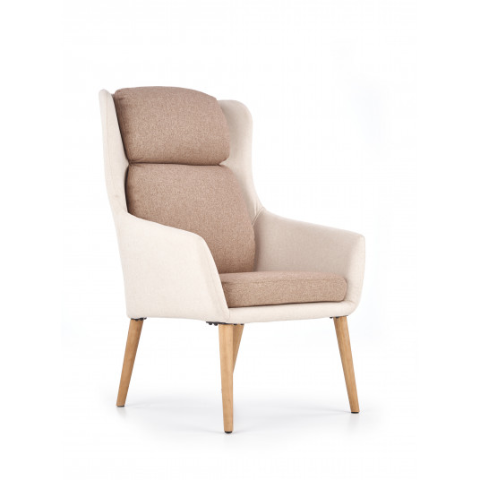 Krėslas PURIO, beige / rudas