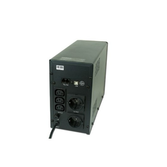  Gembird EG-UPS-033 nepertraukiamo maitinimo resursai (UPS) „Line-Interactive“ 1200 VA 720 W 3 AC išvestis(ys / čių) 