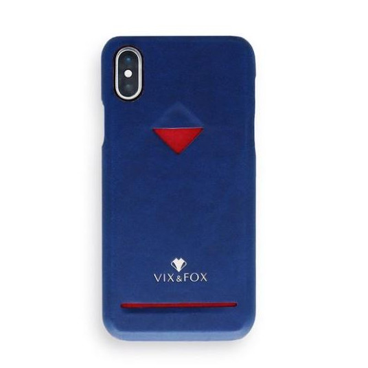 VixFox Card Slot Back Shell for Iphone XSMAX navy blue
