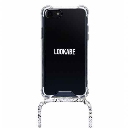  Lookabe Necklace Snake Edition iPhone X/Xs silver snake loo018 