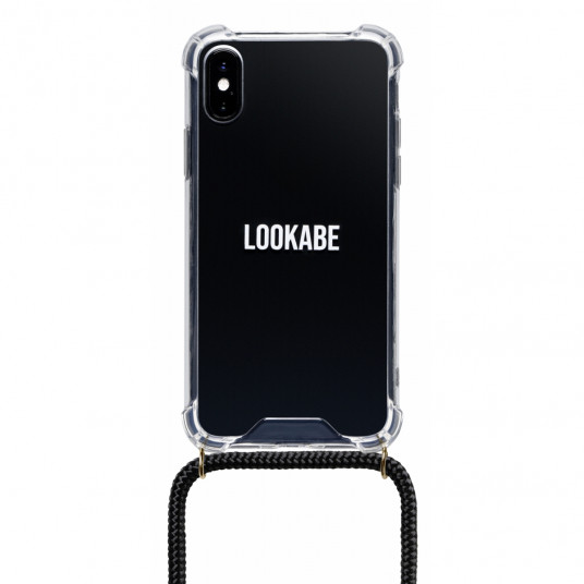  Lookabe Necklace iPhone X/Xs gold black loo003 