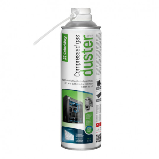  ColorWay 	CW-3375 750 ml, Compressed gas Duster 