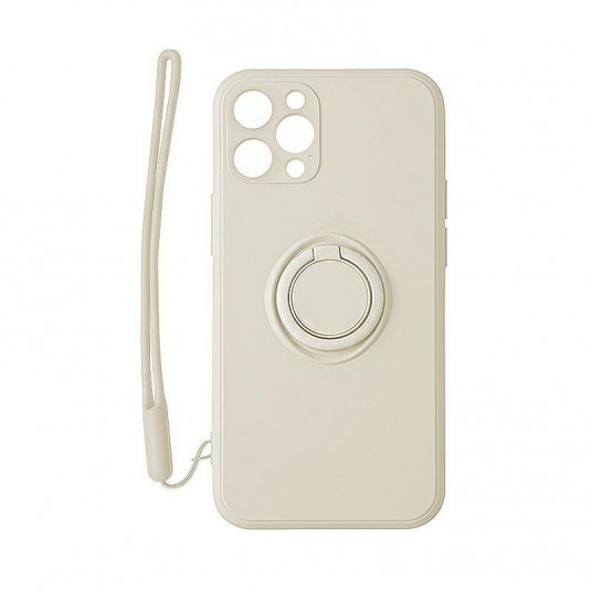 Mocco Pastel Ring Silicone Back Case for Xiaomi Mi 10T 5G Grey