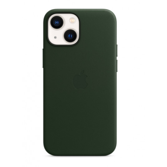 Dėklas iPhone 13 Mini Leather Case with MagSafe - Sequoia Green MM0J3ZM/A