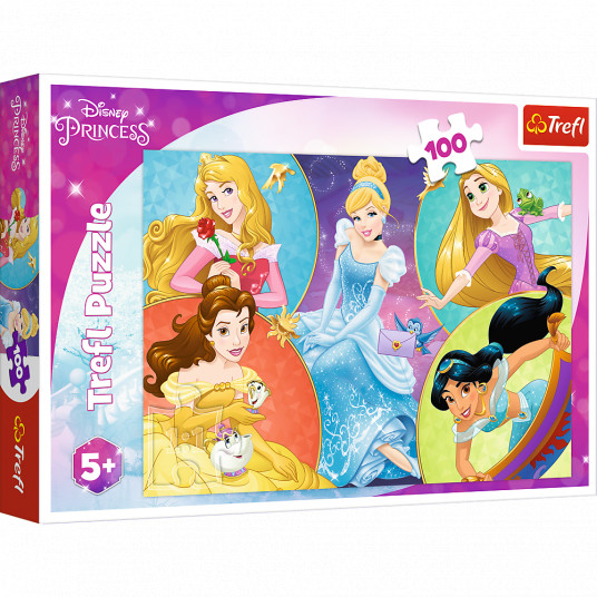  TREFL DISNEY PRINCESS dėlionė „Princesės“, 100 det. 