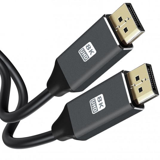  RoGer DisplayPort v1.4 8K UHD Cable 1.8m 