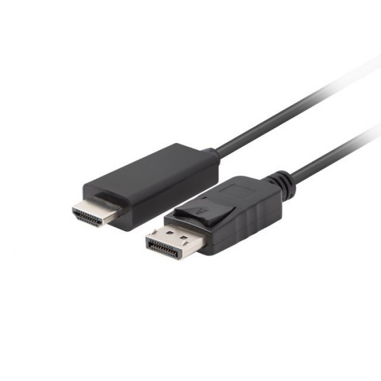  Lanberg CA-DPHD-11CC-0018-BK kabelių lizdinio / kištukinio jungčių tipo keitiklis DisplayPort HDMI Juoda 