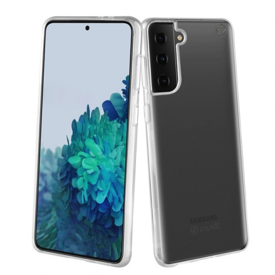  Samsung Galaxy S21+ Recycletek Cover By Muvit Transparent 