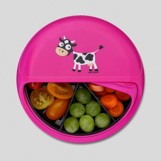  Užkandžių dėžutė Carl Oscar SnackDISC, rožinė 