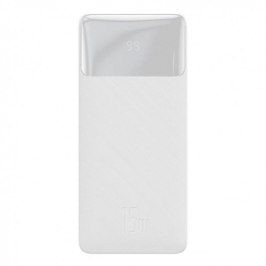  Baseus Bipow 20000 mAh 2xUSB USB-C 15W biały 