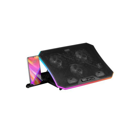 Mars Gaming MNBC6 RGB / USB HUB Laptop Cooling Gaming Stand