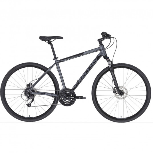 Dviratis KELLYS Cliff 90 XL 28" 24G dydis 23" (58cm) (pilka)