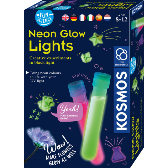 Mokomasis rinkinys NEON GLOW LIGHTS 8-12