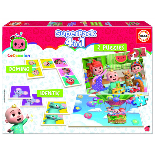 Žaidimas SUPERPACK 4 in 1 3-6metų
