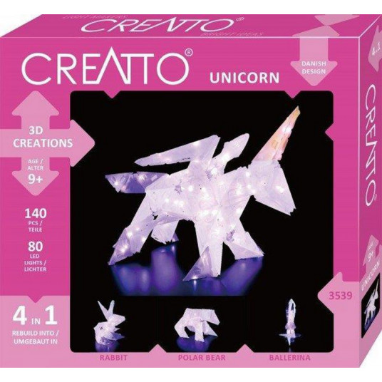 Mokomasis rinkinys CREATTO UNICORN 9+