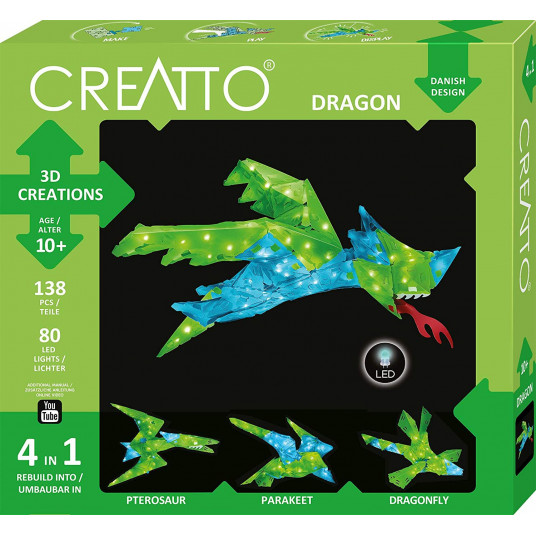 Mokomasis rinkinys CREATTO DRAGON 10+
