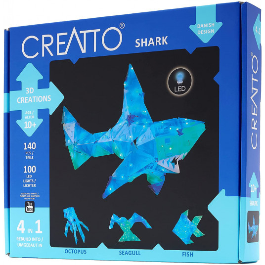 Mokomasis rinkinys CREATTO SHARK 10+