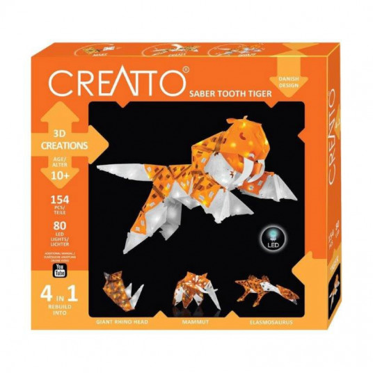 Mokomasis rinkinys CREATTO SABER TOOTH TIGER 10+