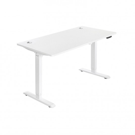 Reguliuojamo aukščio stalas baltas 120x60